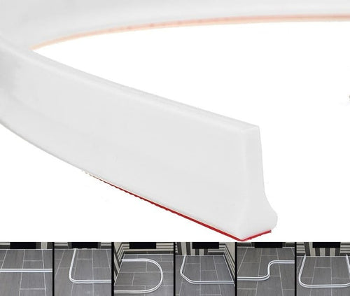 Barreira de Água para Banheiro e Cozinha, Borracha para Chuveiro