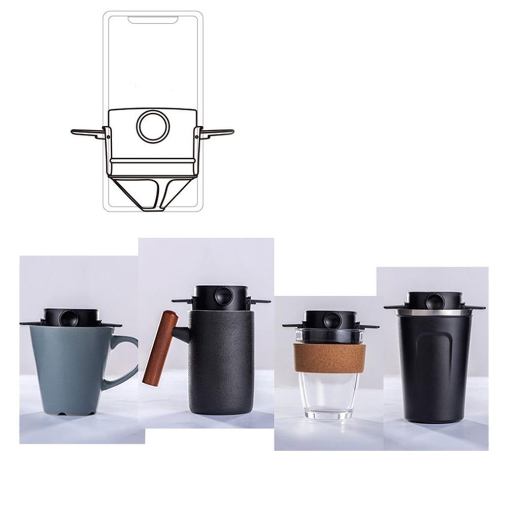 Coador de Café de Inox Reutilizável, Filtro para Café e Chá