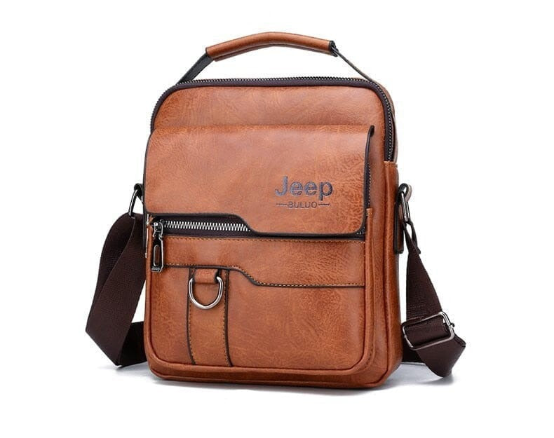 Bolsa de Ombro Jeep de Couro - Transversal Masculina