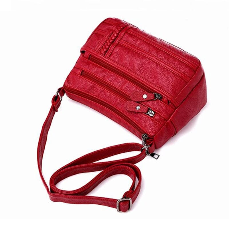 Bolsa de Ombro Feminina Couro - Bolsa Crossbody