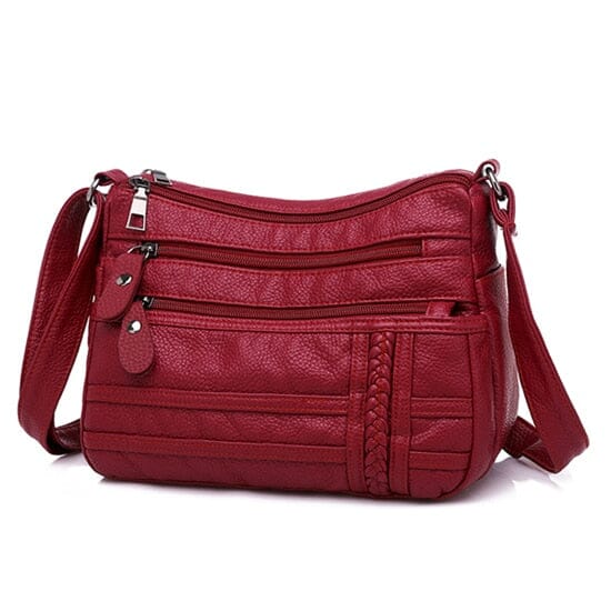 Bolsa de Ombro Feminina Couro - Bolsa Crossbody