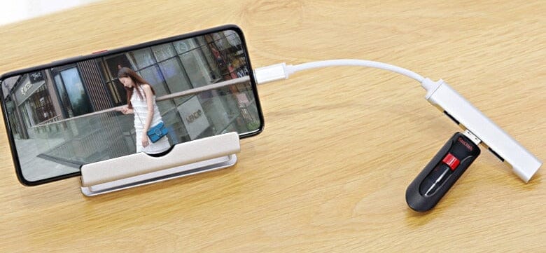 Adaptador Tipo C Para USB - Hub USB 2.0 e 3.0