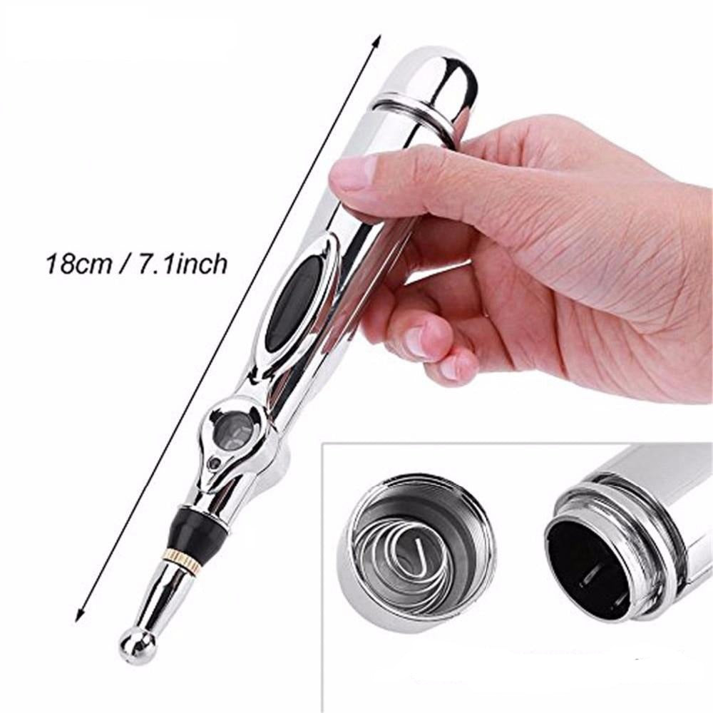 Caneta de acupuntura elétrica, instrumento terapêutico massageador