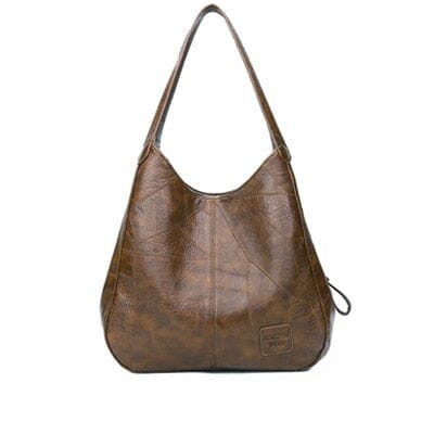 Bolsa de Couro Vintage Feminina de Mão - Classic Lady