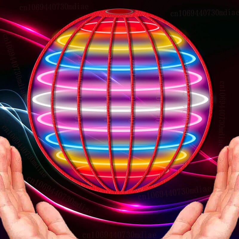 Bola Mágica Voadora Boomerang - Spinner Voador Com Led