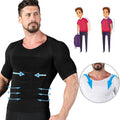 Camisa de Compressão Masculina Modeladora, Correção Postural