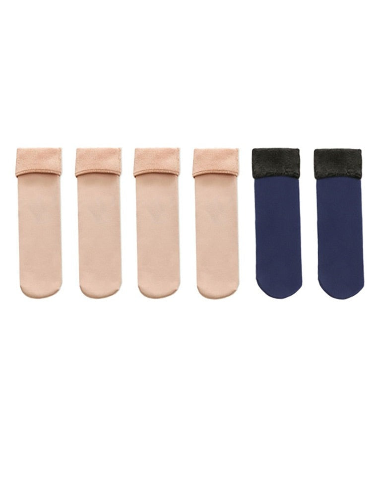 Meia Térmica Kit Com 3 Meia Nuvem Pés Quentinhos