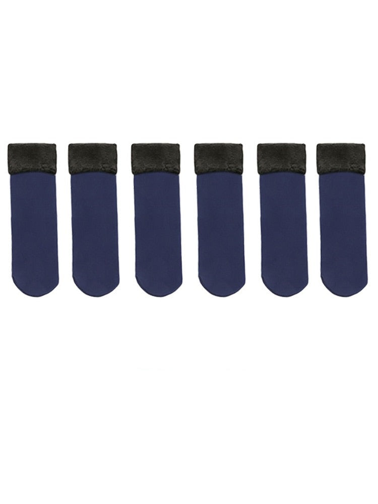 Meia Térmica Kit Com 3 Meia Nuvem Pés Quentinhos