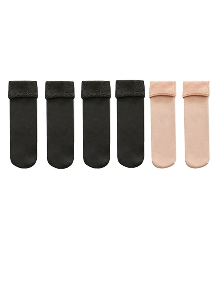 Meia Térmica Kit Com 3 Meia Nuvem Pés Quentinhos