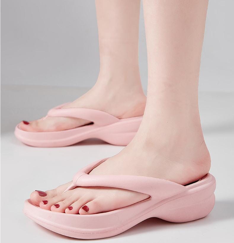 Chinelo Plataforma Feminino - Sandália Confort Nas Nuvens