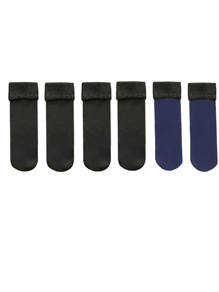 Meia Térmica Kit Com 3 Meia Nuvem Pés Quentinhos