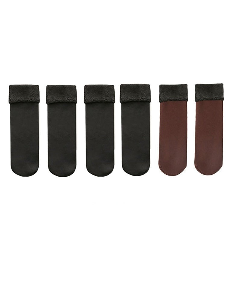 Meia Térmica Kit Com 3 Meia Nuvem Pés Quentinhos