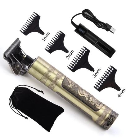 Máquina de Cortar Cabelo Recarregável Profissional